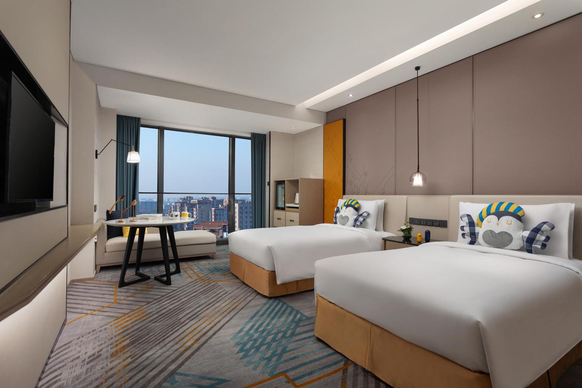 Voco Shanghai Hongqiao Hub By Ihg - 20 Mins Drive To Shanghai Hongqiao Int'L Airport And Necc Jiading Dış mekan fotoğraf