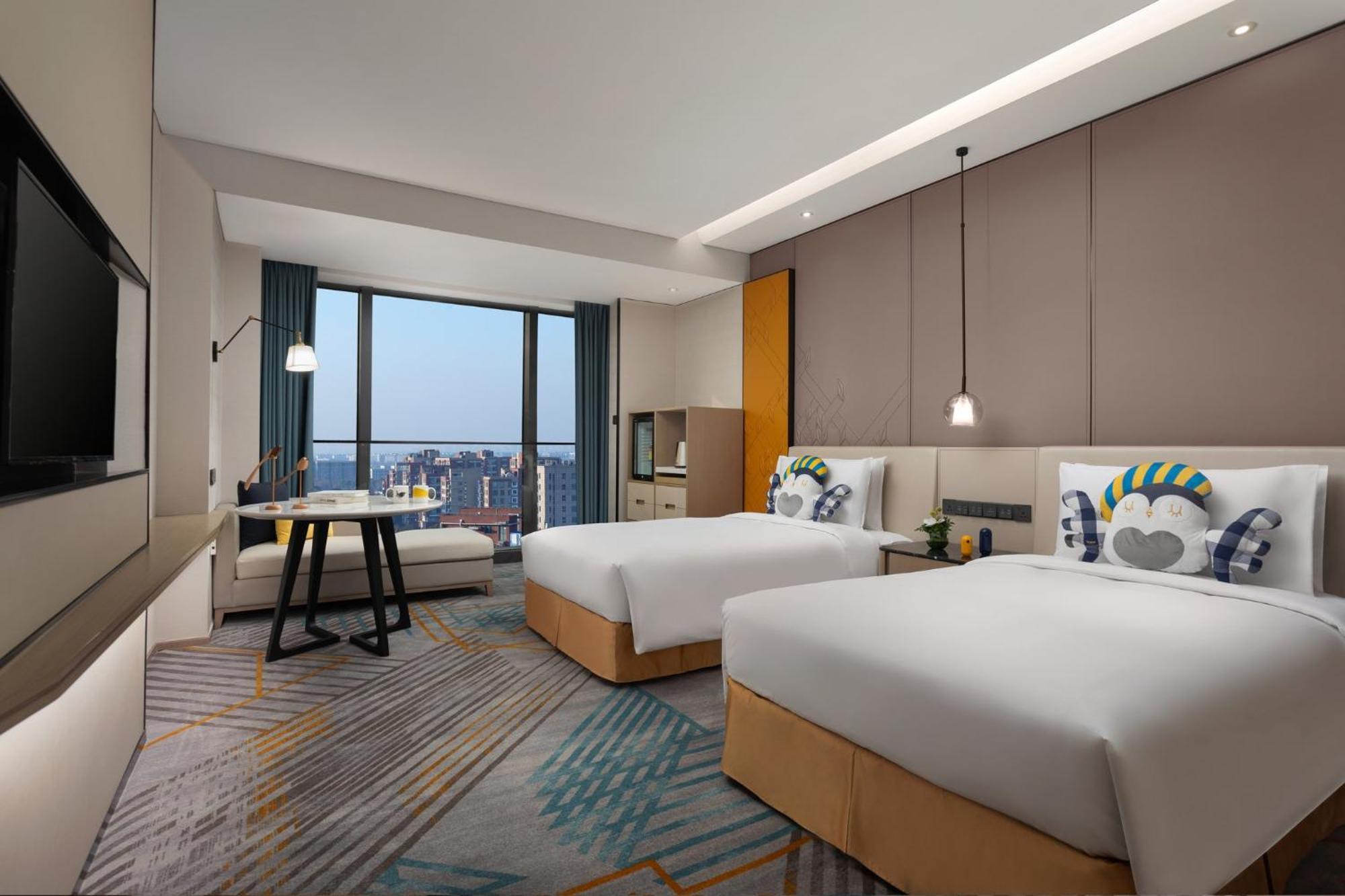 Voco Shanghai Hongqiao Hub By Ihg - 20 Mins Drive To Shanghai Hongqiao Int'L Airport And Necc Jiading Dış mekan fotoğraf